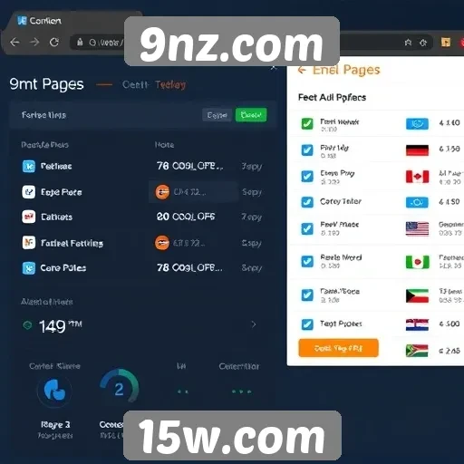 Opiniões sobre a interface de 9nz.com
